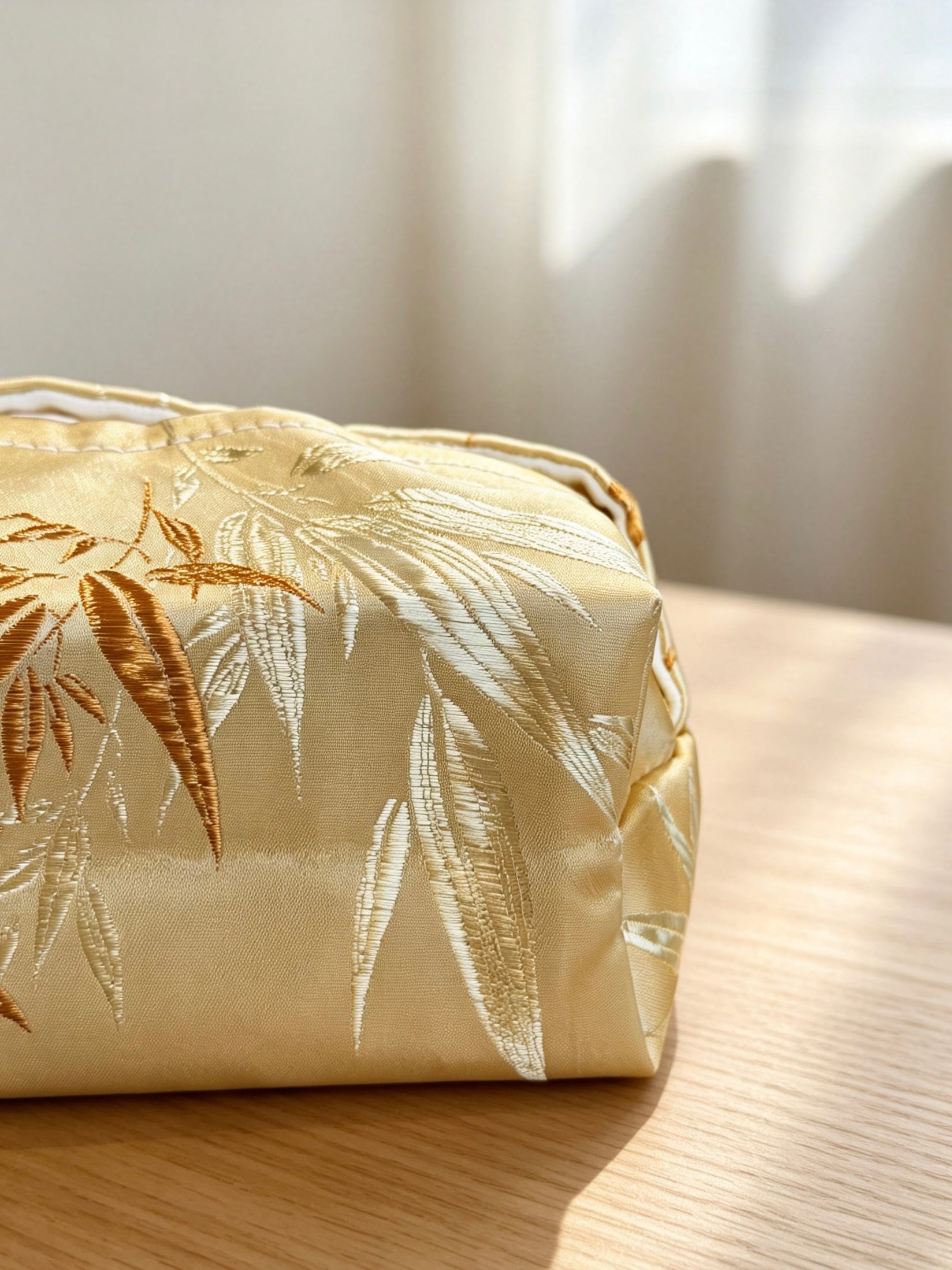 Autumn Jacquard Fabric Tissue Box Cover Vintage Home Desktop Organizer