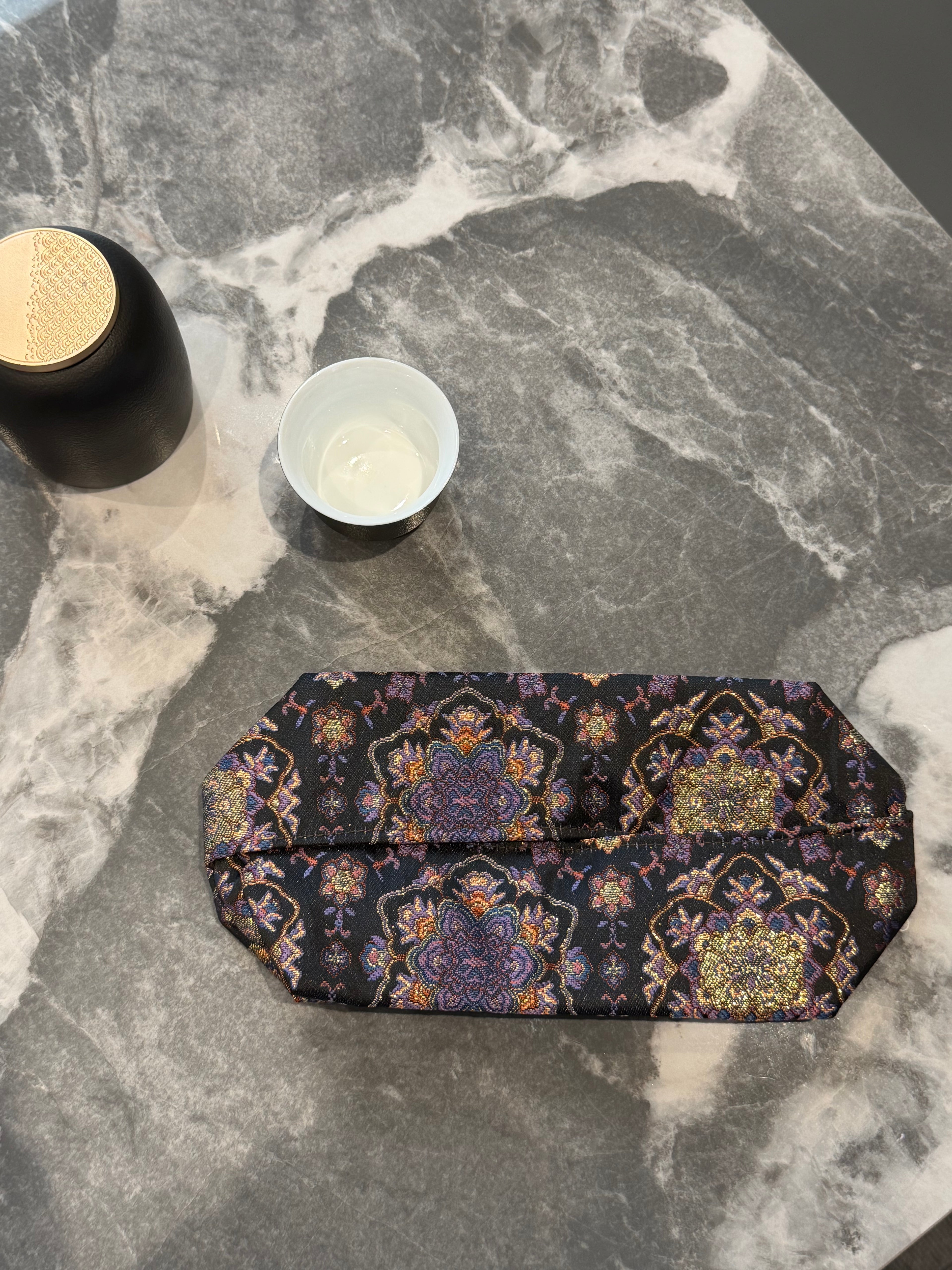 Baoxiang Pattern Embroidered Tissue Box Holder