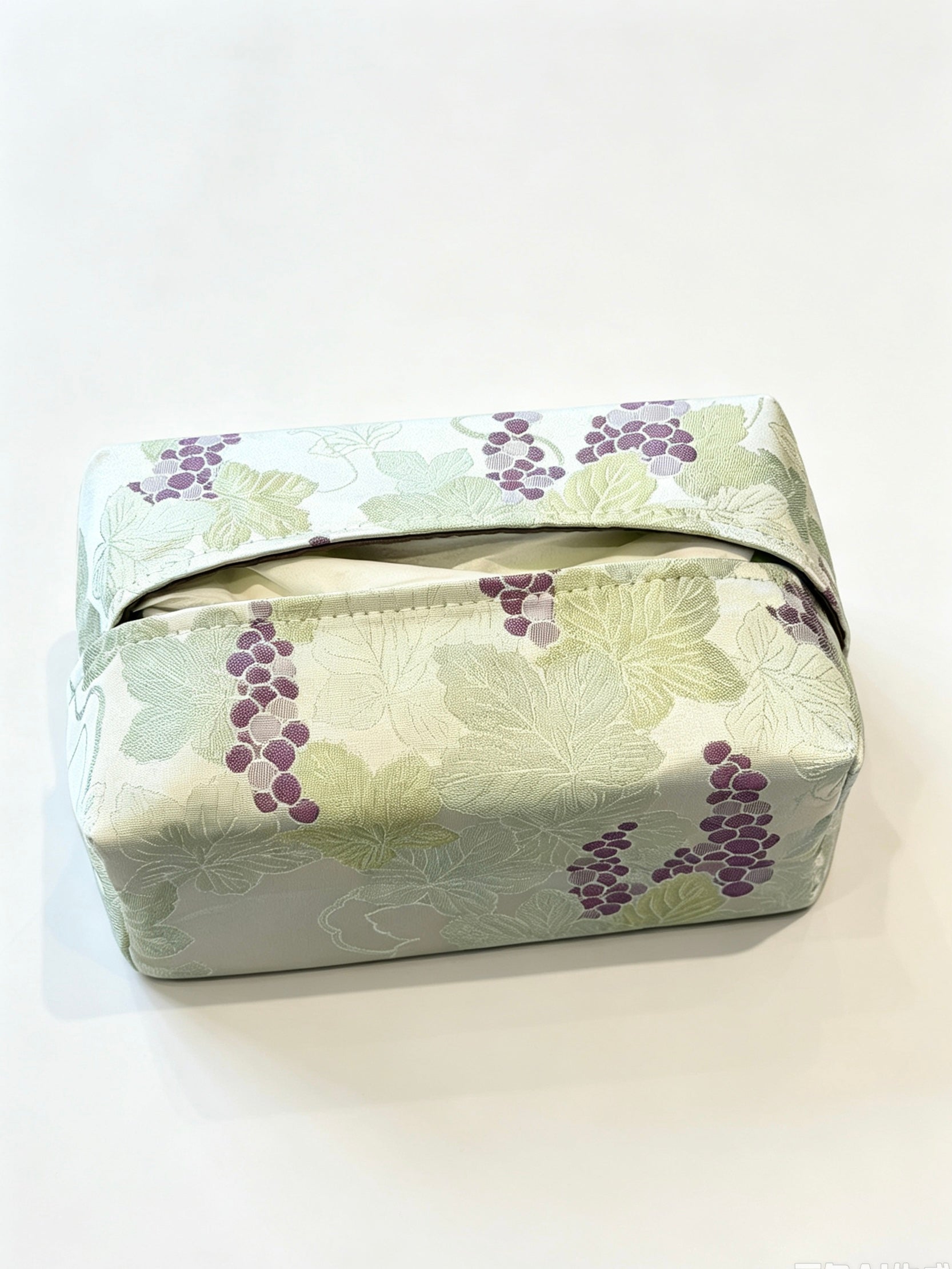 Embroidered Fabric Tissue Box Cover
