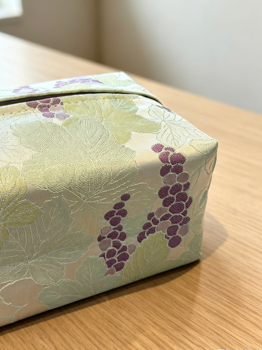 Embroidered Fabric Tissue Box Cover