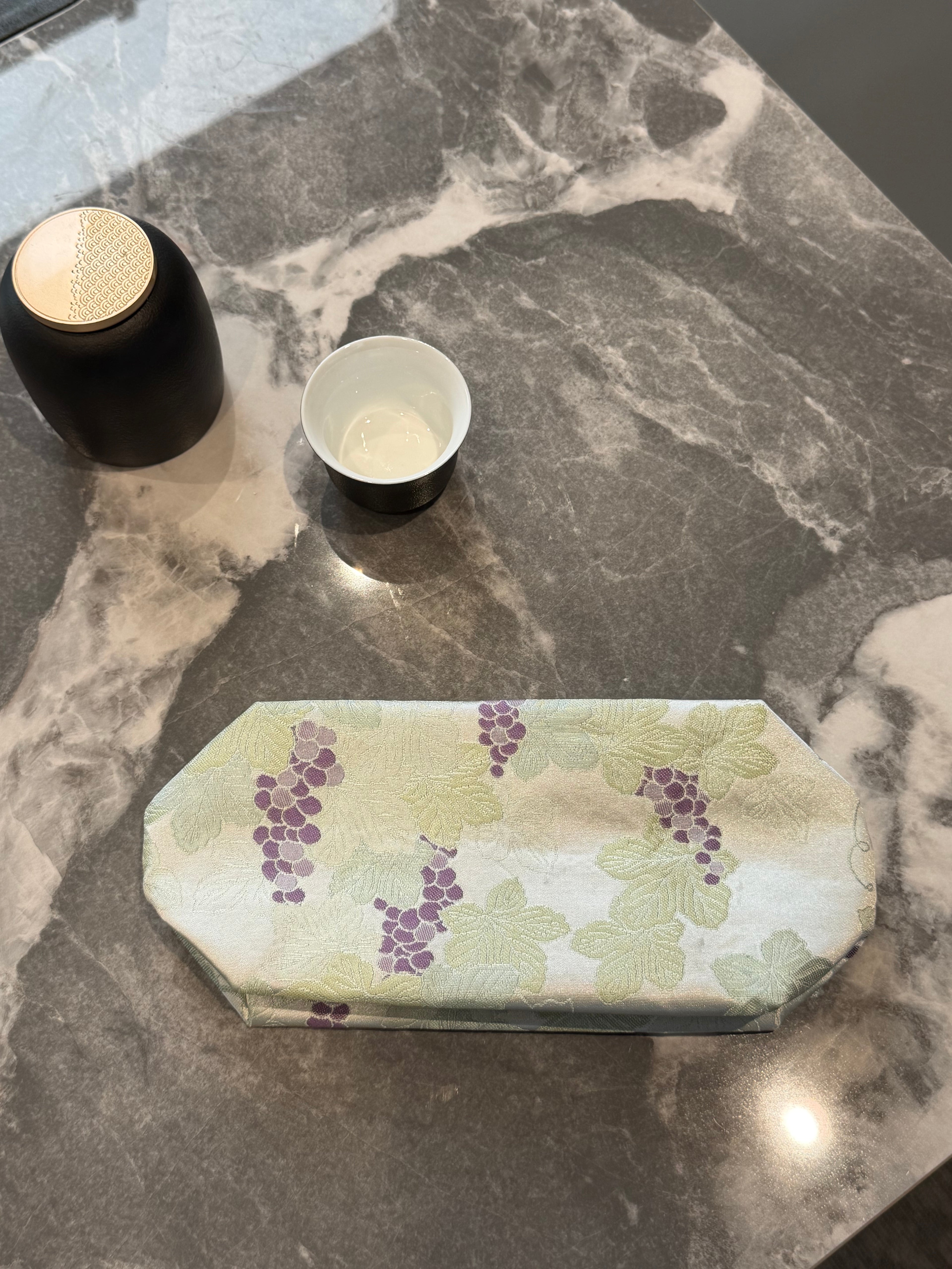 Embroidered Fabric Tissue Box Cover