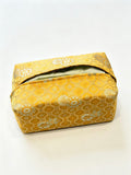 Embroidered Textile Desktop Tissue Holder Cover