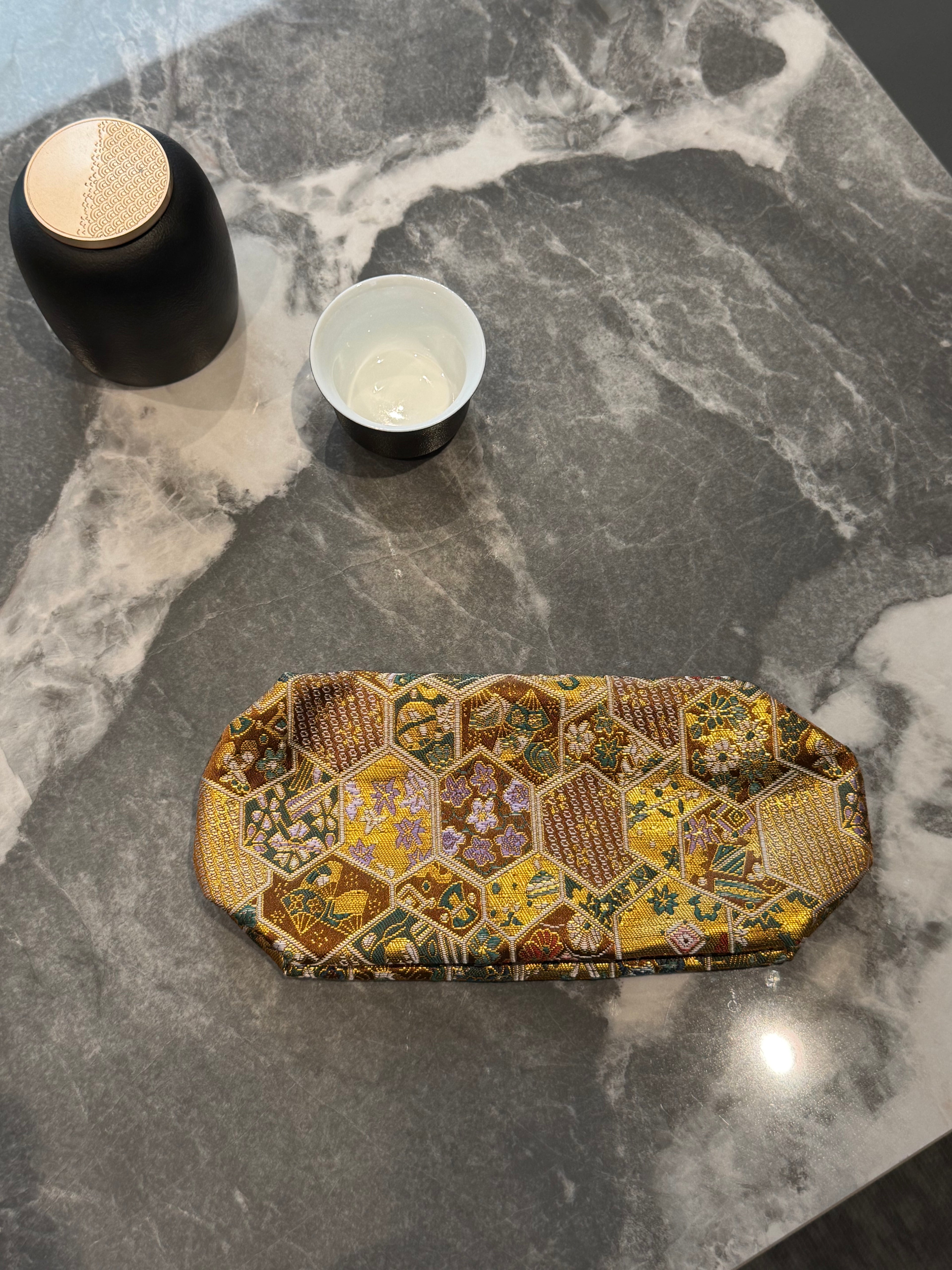Vintage Jacquard Embroidered Tissue Box Cover